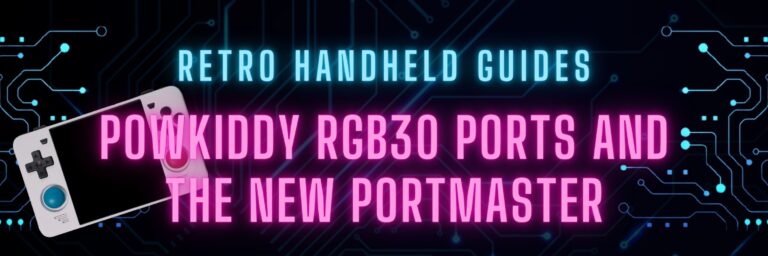 Powkiddy RGB30 Ports and Portmaster